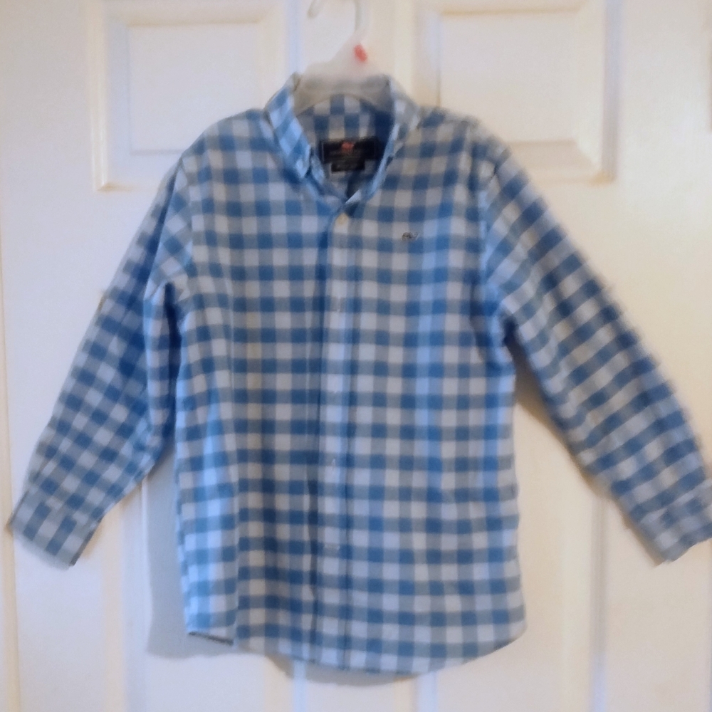 Vineyard Vines Boys Button Down Shirt .Size 7